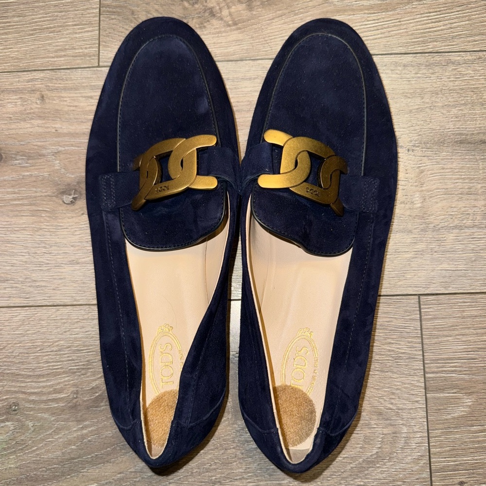 Tod's Kate Suede Loafers